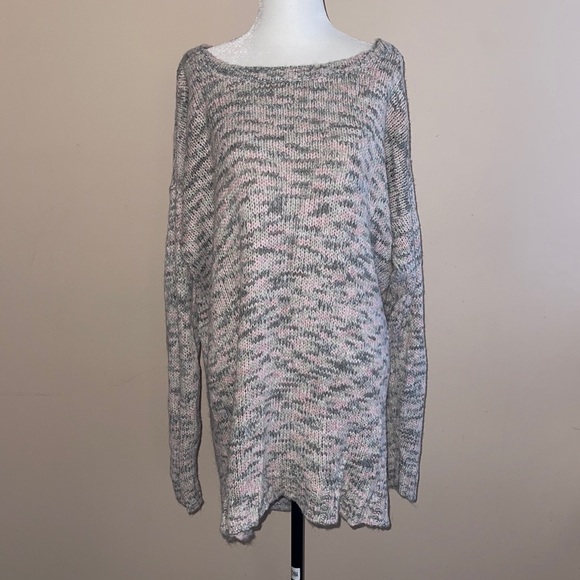 Thyme Maternity Comfy Pink Bow Sweater XL - Picture 3 of 14